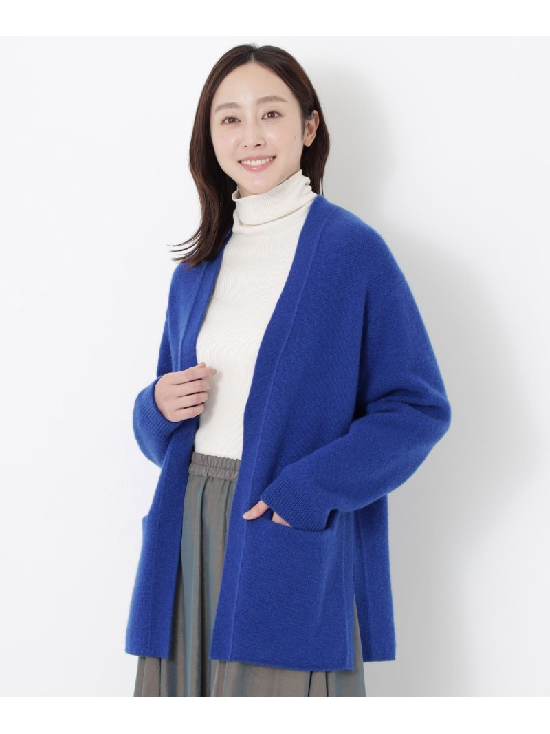 【SALE／50%OFF】【育てるカシミヤ】カーディガン S.ESSENTIALS エス エッセンシャルズ トップス ニット ブルー ブラック オレンジ【RBA_E】【送料無料】[ Fashion]