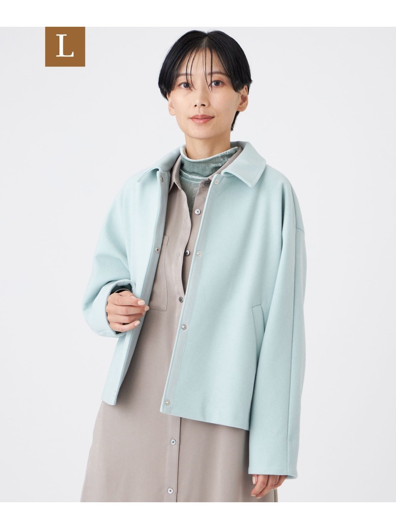 【SALE／37%OFF】【L】【カタログ掲載】【ウォッシャブル】ウールライクジャージ-ブルゾン EVEX by KRIZIA サンヨー エルサイズ ジャケット・アウター その他のジャケット・アウター ブラック ブルー ベージュ【RBA_E】【送料無料】[ Fashion]