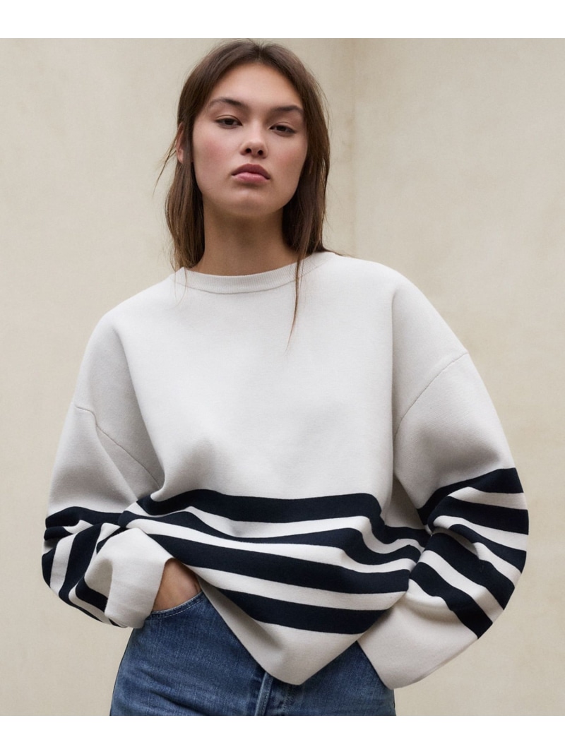 KOA 編み物 / KOA KNIT WOMAN ECOALF エコアルフ トップス 編み物 白いこと 米国海軍【貨物輸送無料】[ Fashion] セーター-ニット・セーター-レディースファッション
