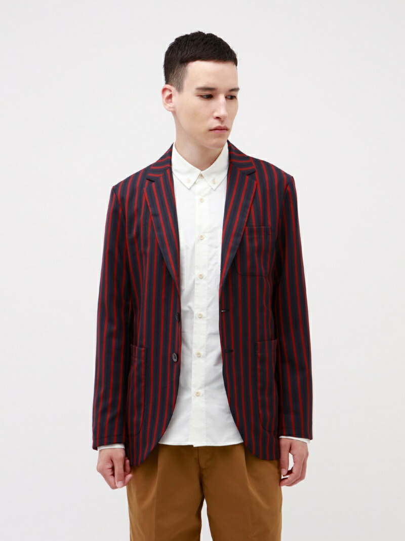 お買い得モデル Rakuten Fashion Sale 67 Off Lf S1 Stechwoolストライプジャケット Loveless ラブレス コート ジャケット テーラードジャケット ネイビー Rba E 送料無料 V539 Bhavaspa Com