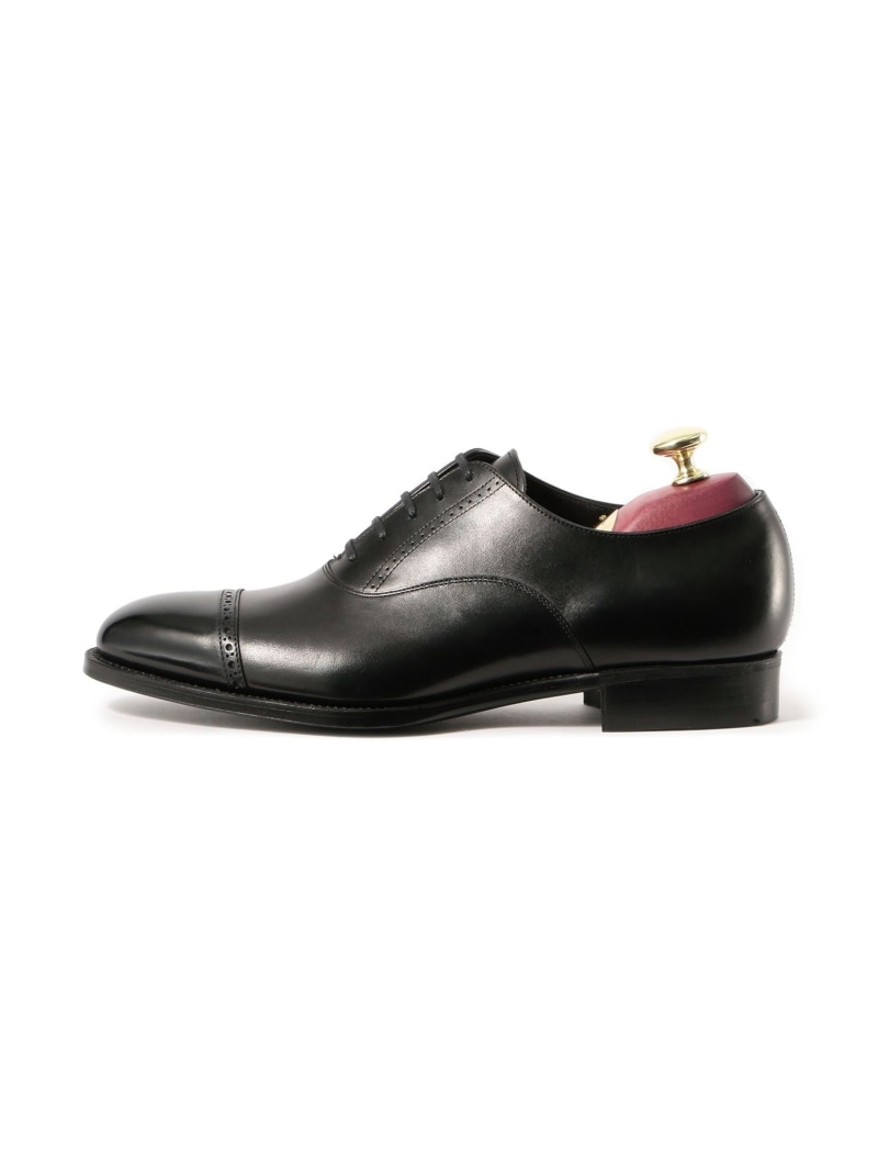 【SALE／30%OFF】【DRESS SHOES】パンチドキャップトゥ 三陽山長 サンヨウヤマチョウ シューズ・靴 レースアップ・ドレスシューズ ブラック【RBA_E】【送料無料】[ Fashion]