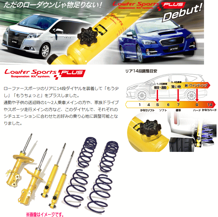 楽天市場】KYB（カヤバ）ローファースポーツプラスキットアルファード