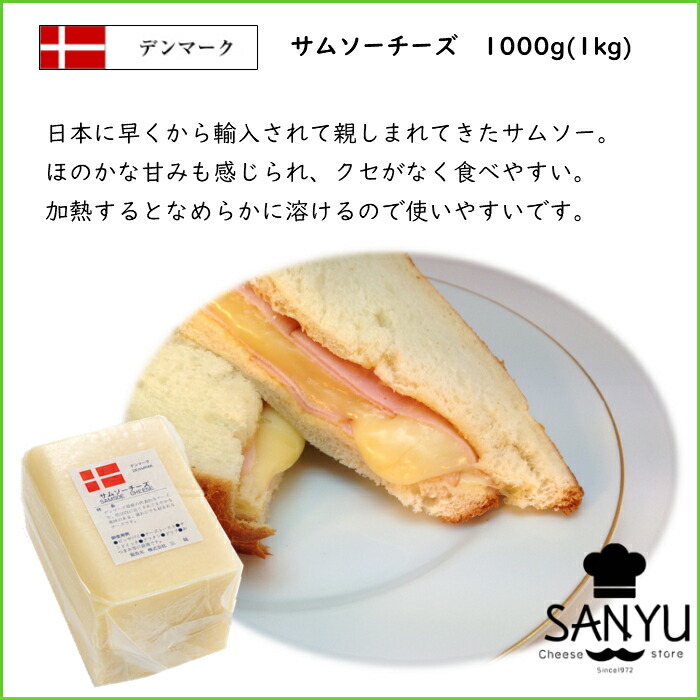 SALE／95%OFF】 送料無料 10個 サムソー チーズ１ｋｇカット×１０ Samsoe Cheese www.galadnor.cl