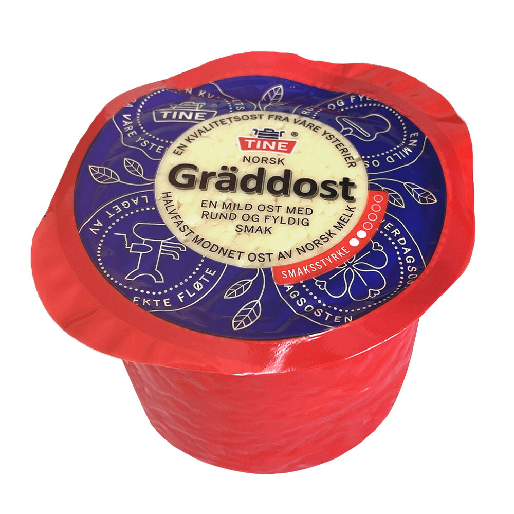 (5個)ノルウェー グラッド(グラドースト) チーズ 380g&times;5個セット(1.9kg)｜Cheese専門店　チーズの三祐