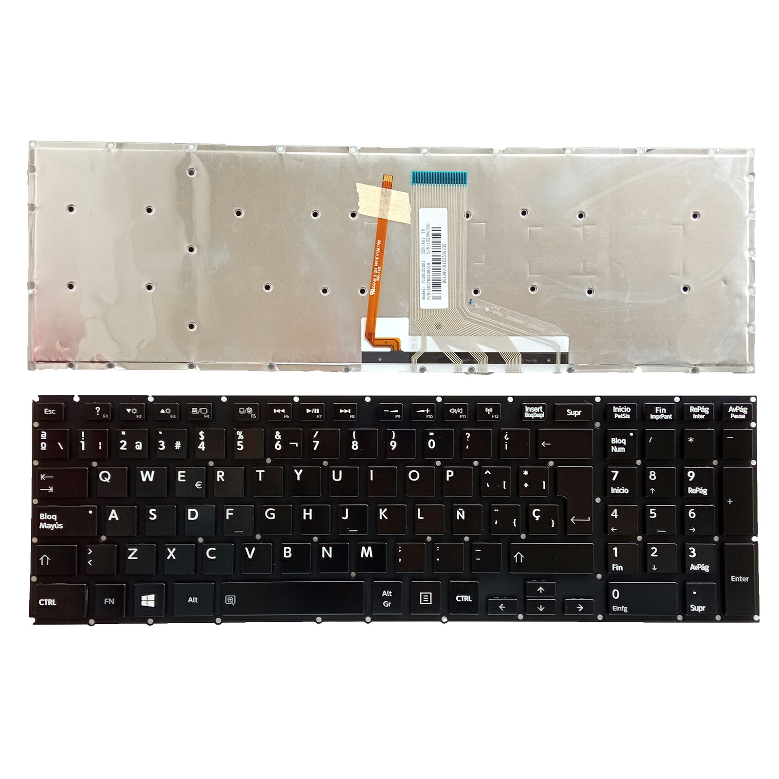 [SP]P50-A P50T-A P55-A P55T-A P70-A P75-A 当て嵌める 外国語ノートパソコンキーボード TOSHIBA万覚え帳マイコン取りつくろう用取り替えっこ性部分品
