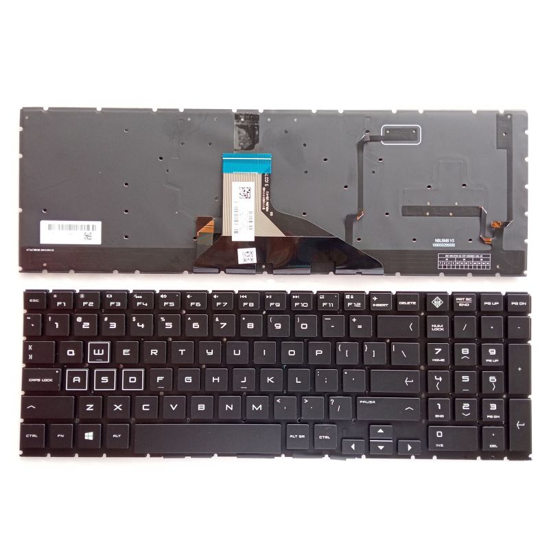 15-DH 5 4 OMEN 15-DC TPN-C144 Q211 C143 当て嵌める ノートパソコンキーボード HP万覚え帳マイコン取りつくろう用取り替えっこ性部分品