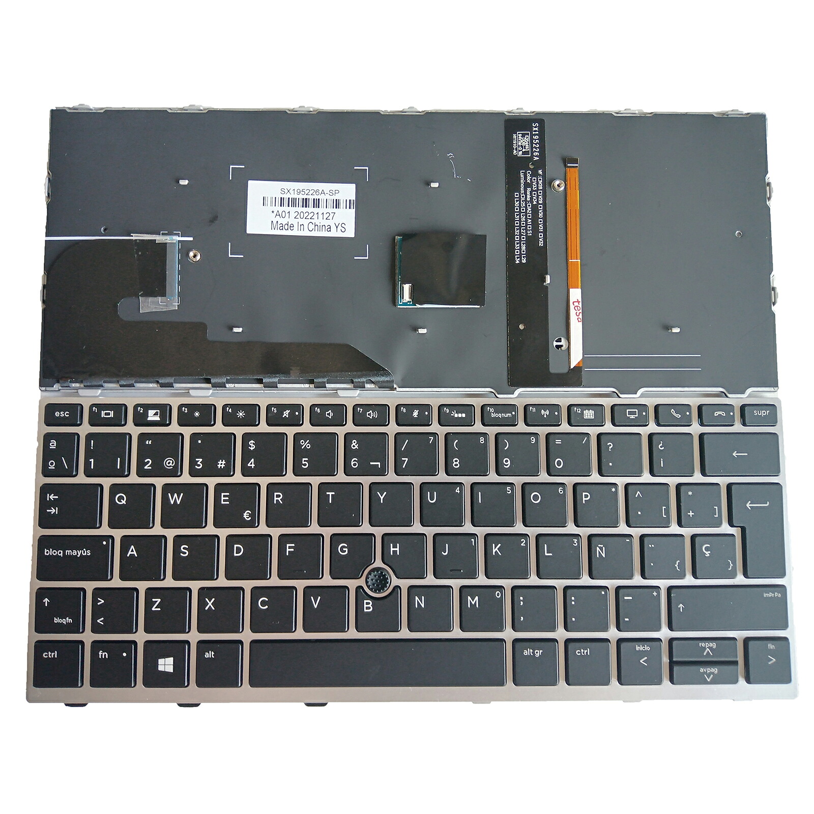 [SP]ELITEBOOK 730 735 G5 G6 830 835 G5 G6 HSN-I12C-I30C 当て嵌める 外国語ノートパソコンキーボード HP万覚え帳マイコン取りつくろう用取り替えっこ性部分品
