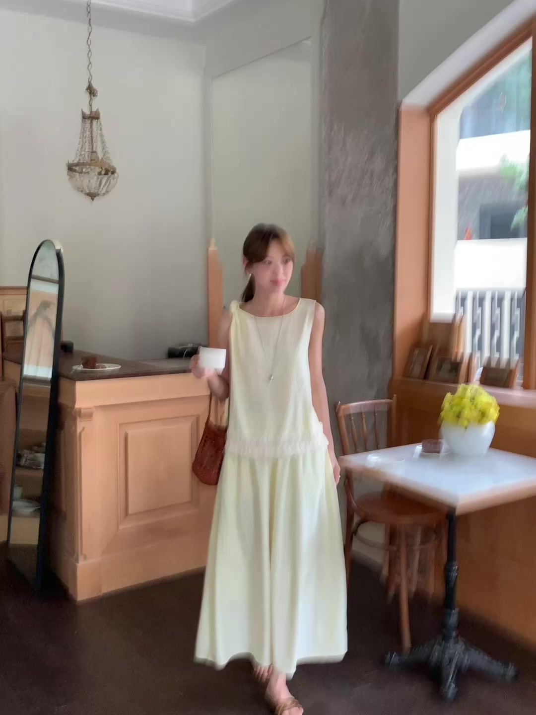 夏 新作 キャミソール フラウンス付き添い人トップス+スコート 馬鹿でかい大きさ 仕掛ける 裏地付き添い人