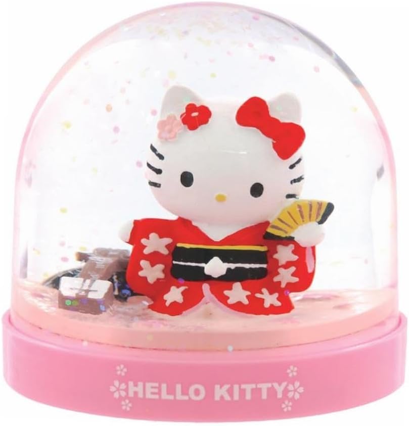 楽天市場】キティ 日本人形 スノードーム (扇子) : 誕プレ雑貨 Tvoos