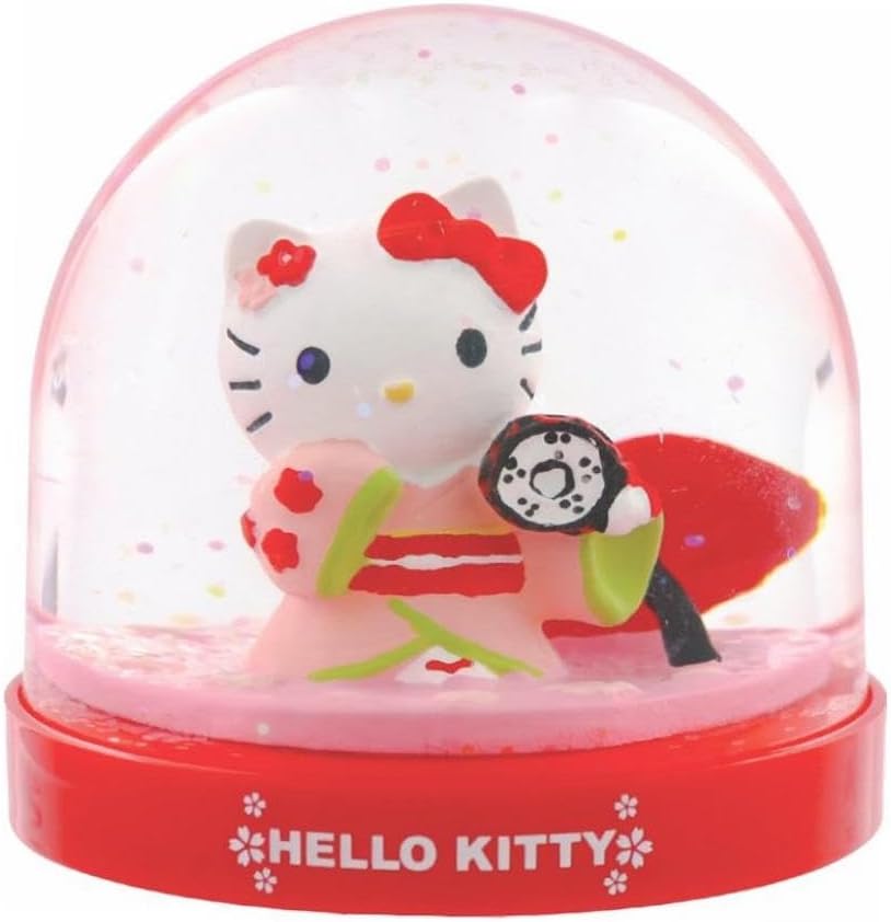 楽天市場】キティ 日本人形 スノードーム (扇子) : 誕プレ雑貨 Tvoos