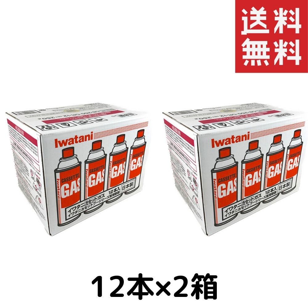 IWATANI イワタニ カセットガス オレンジ 24本セット =12本×2箱 CB-250-OR カセットフーシリーズ 【お気にいる】