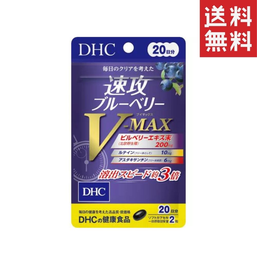 DHC 速攻ブルーベリーV-MAX 20日 【最新入荷】