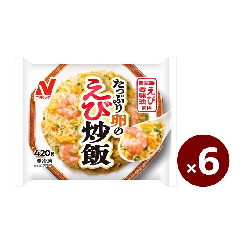 楽天市場】[冷凍] ニチレイ たっぷり卵のえび炒飯 420g×12個 : Smile