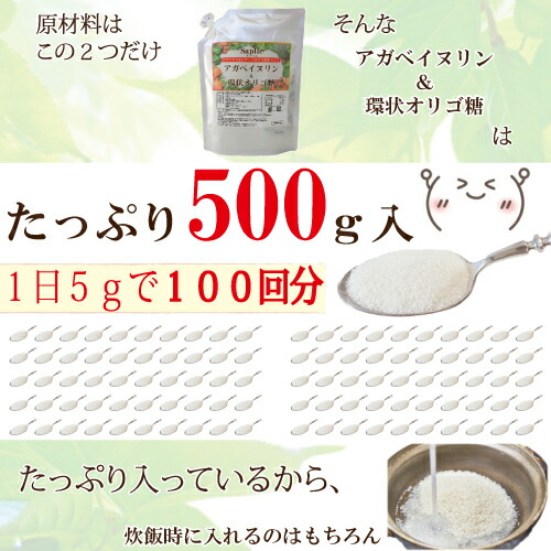 新発売 アガベイヌリン 環状オリゴ糖 500 サラサラで水にサッと溶ける顆粒タイプ 有機 アガベ イヌリン イヌリン 500g イヌリン パウダー イヌリン 顆粒 イヌリン サプリ イヌリン 粉末 送料無料 サプリエ オススメ Kanal9tv Com