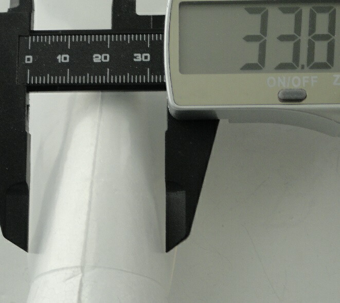 円の直径φ30mm(実測φ33.8mm)熱収縮チューブ透明長さ約10m<suc-288>