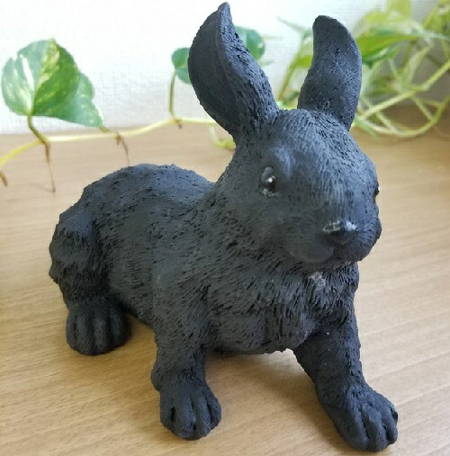 横浜炭物語 Rabbit おすわりうさぎ 置物 お洒落 可愛い 動物 ウサギ 贈り物 アニマル ギフト プレゼント 消臭 癒し インテリア おしゃれ お取り寄せ商品 Mgpadel Com