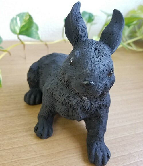 横浜炭物語 Rabbit おすわりうさぎ 置物 お洒落 可愛い 動物 ウサギ 贈り物 アニマル ギフト プレゼント 消臭 癒し インテリア おしゃれ お取り寄せ商品 Crunchusers Com