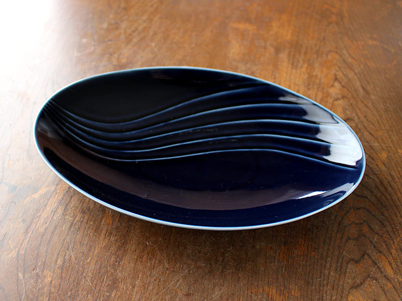 楽天市場】【アウトレット】備前風 三ツ足 変形 楕円皿 20.7cm×15.9cm