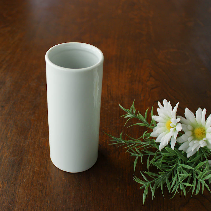 楽天市場】【アウトレット】円柱型花瓶 白・15.8cm [ Φ7.5cm ] ※難あり
