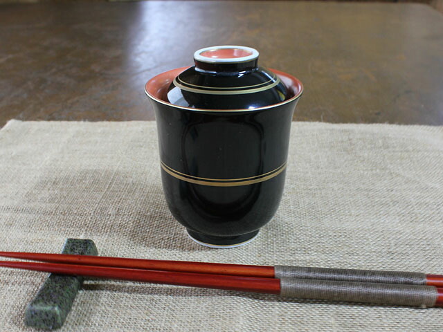 小吸物椀 日月白檀 漆塗り　5脚セット　吸物汁椀 小吸物椀 日月白檀 漆塗り 5脚セット 吸物汁椀 小吸物