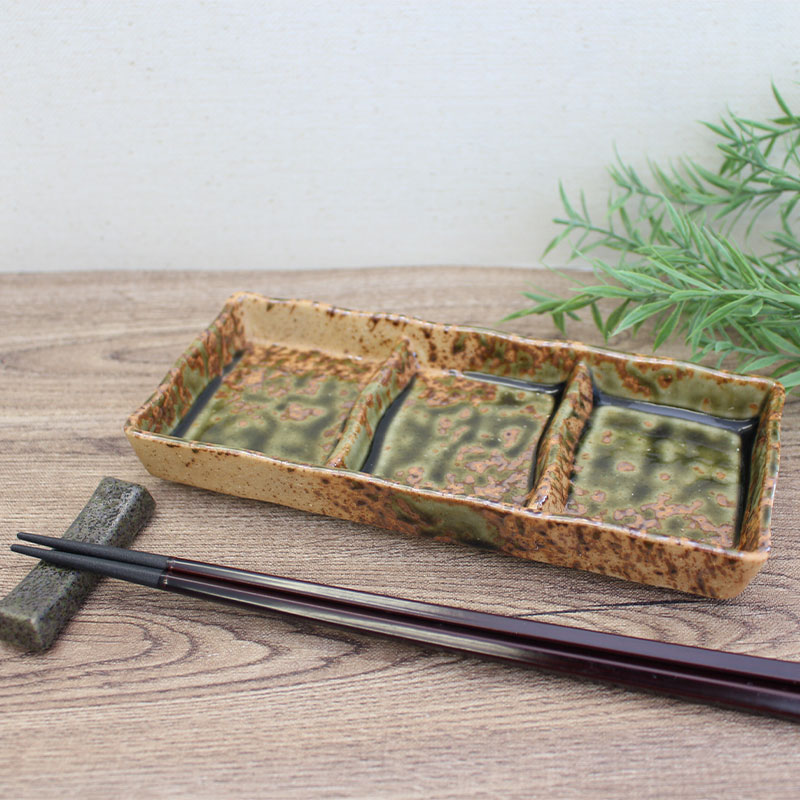 楽天市場】【アウトレット】天目二つ切 薬味皿 [12.5×7.7×H2.6cm