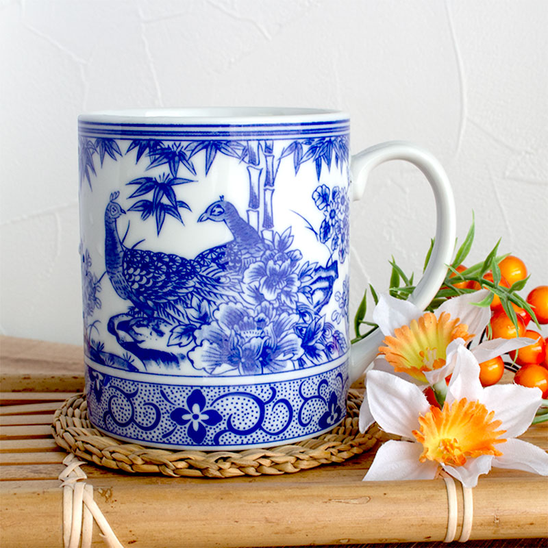 里帰り☆佐治貿易 金彩金盛上草華紋様 ターコイズ カップソーサー