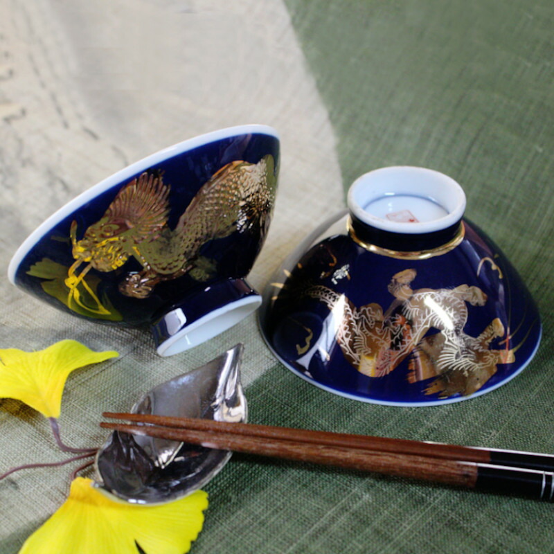 龍柄茶碗2点 龍柄茶碗2点 楽天市場】茶碗 竜 龍の通販