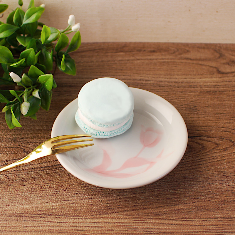 【美品】FRANZ ハート型皿 花と葉のデザイン プティ：ハートプレート | 平皿 | Sghr