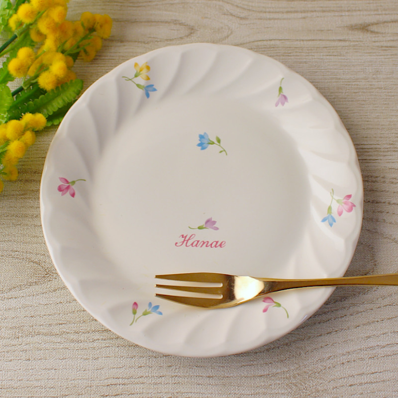  花柄皿 6枚セット 楽天市場】【アウトレット】La brise ハートプレート 6枚セット