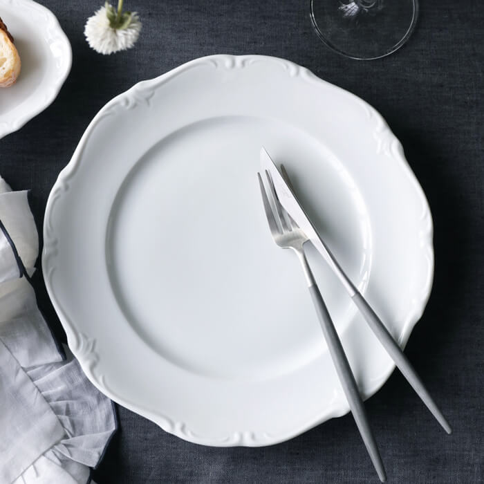 【仏蘭西】 Louis XV ディナーセット 24本【シルバープレート】 Amazon.co.jp: 洋皿食器 ディナープレート 2PCS セラミック