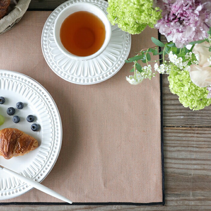 楽天市場】プレースマット クォーツ 40x50cm Chez moi Chic