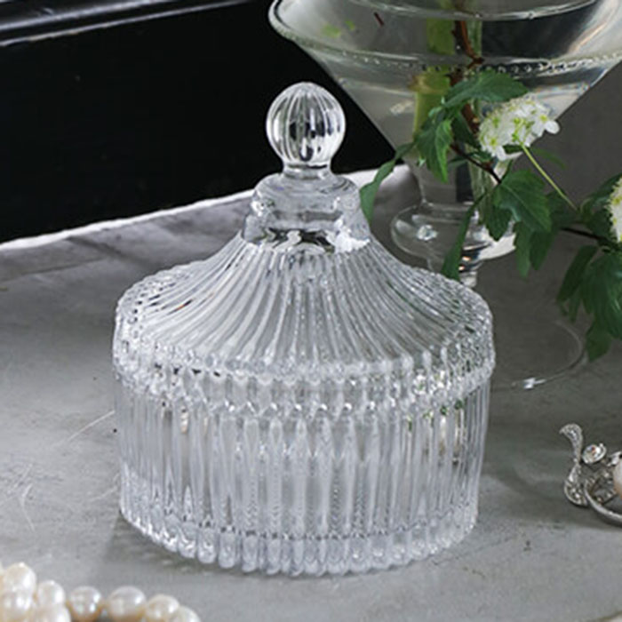 楽天市場】ガラスジャー Frill // ガラスジャー 蓋つき 保存容器