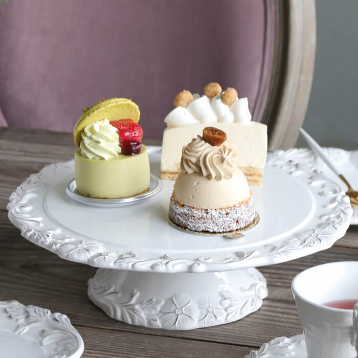 楽天市場】ケーキスタンド S 22cm クリーム ELIOS FINEZZA // エリオス