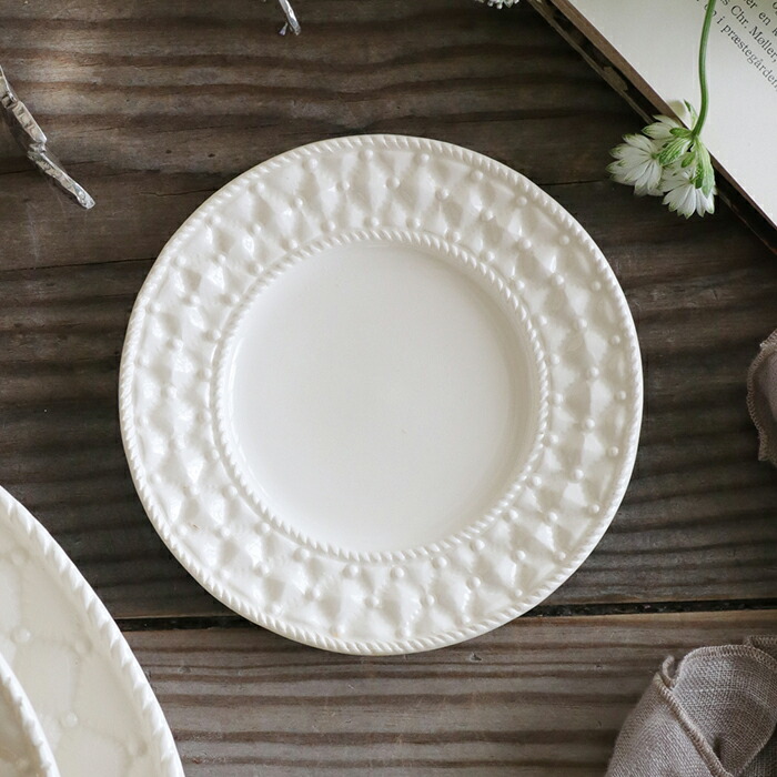 楽天市場】≪20％OFF≫ デザートプレート 23cm ホワイト ELIOS PERLE