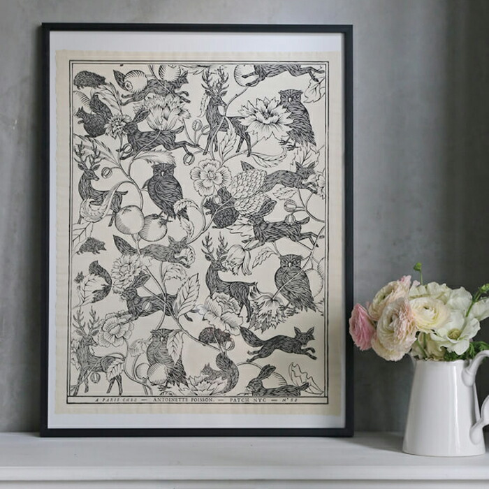 スチュアート・マスコウィッツ✨ジャングルフィッシュ✨額縁入りポスター✨稀少品♫ 楽天市場】木製額縁 ブラック 39.4 X 50.9cm // ポスター フレーム