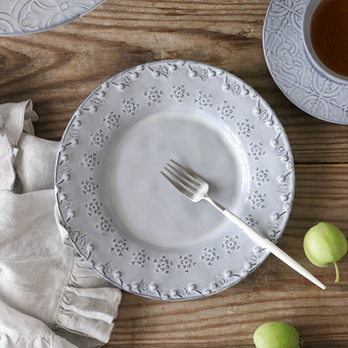 サラグレースTrinitateケーキ皿2枚ディナー皿2枚☆新品未使用品(4点