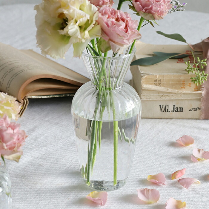 楽天市場】ガラスベース ヴィンテージボトル風 Matilda J // 花瓶