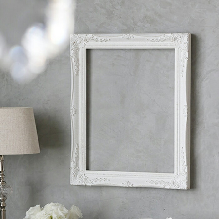 楽天市場】フォトフレーム MIRROR ストーン ホワイト SGD // 写真立て