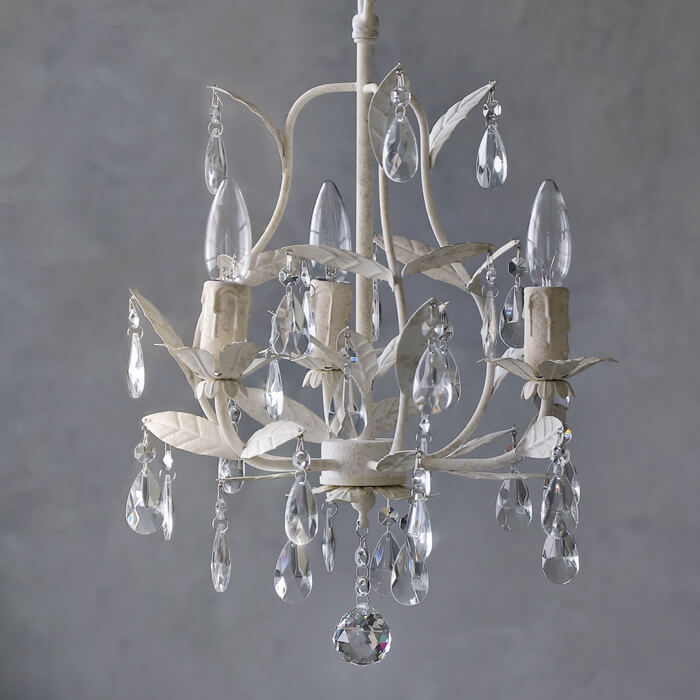 シャンデリア クリーム色 4灯 シャンデリア クリーム色 4灯