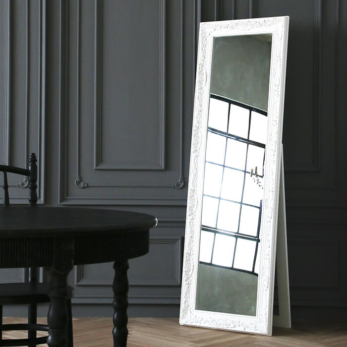 楽天市場】ミラーDecoシルバー// 鏡 壁掛け シルバー 銀 長方形