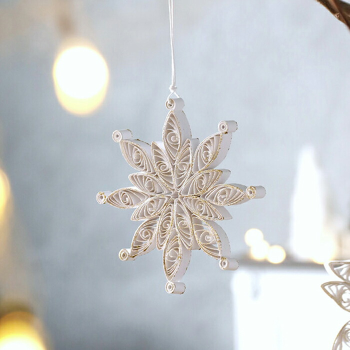 楽天市場】≪40％OFF≫ ペーパーオーナメント Snowflake D