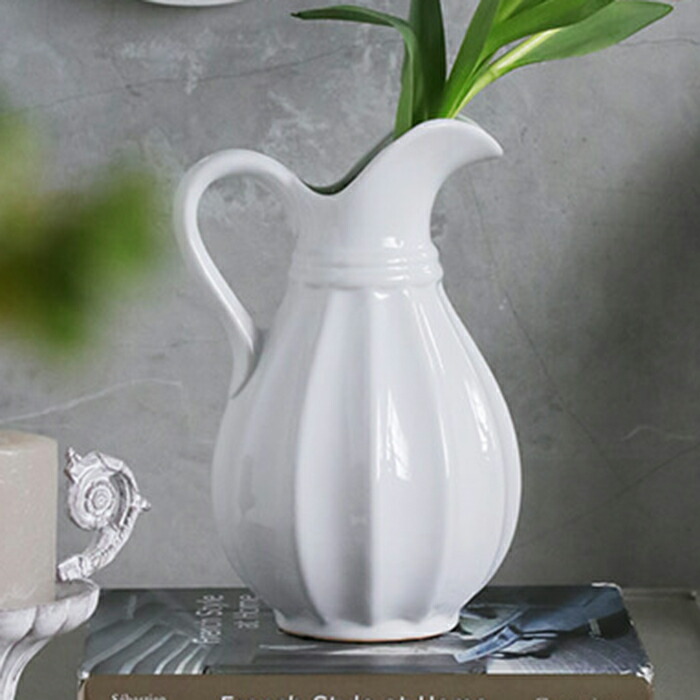 楽天市場】フラワーベース グレー Lotti S // 花瓶 花器 陶器 白