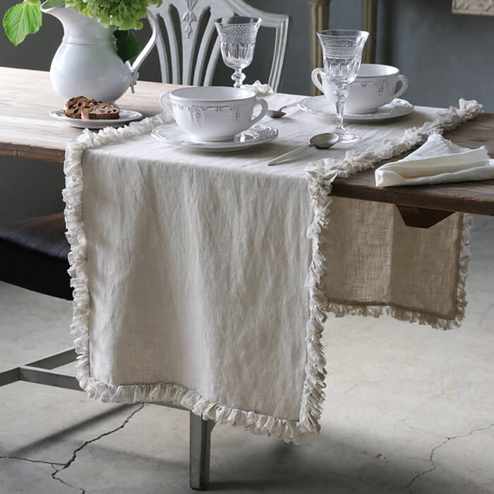 楽天市場】Borgo delle tovaglie ランナー トワルドジュイ ピンク