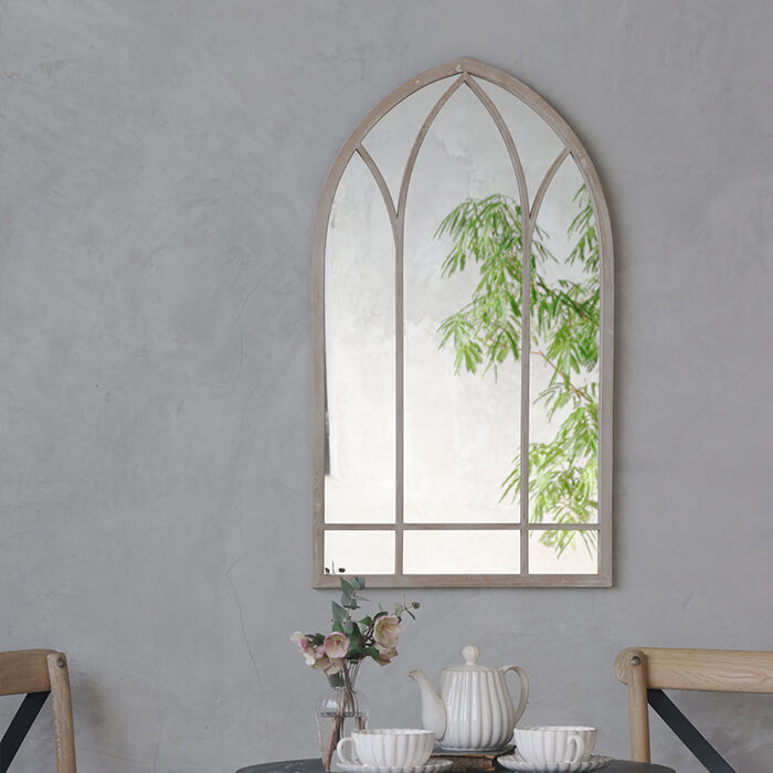 楽天市場】ミラーDecoシルバー// 鏡 壁掛け シルバー 銀 長方形