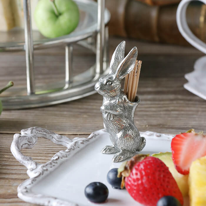 楽天市場】ソルトカップ ＆ スプーン ラビット Sarah pewter