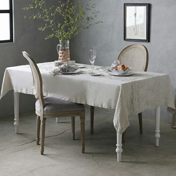 楽天市場】Borgo delle tovaglie テーブルクロス ライトグレーx