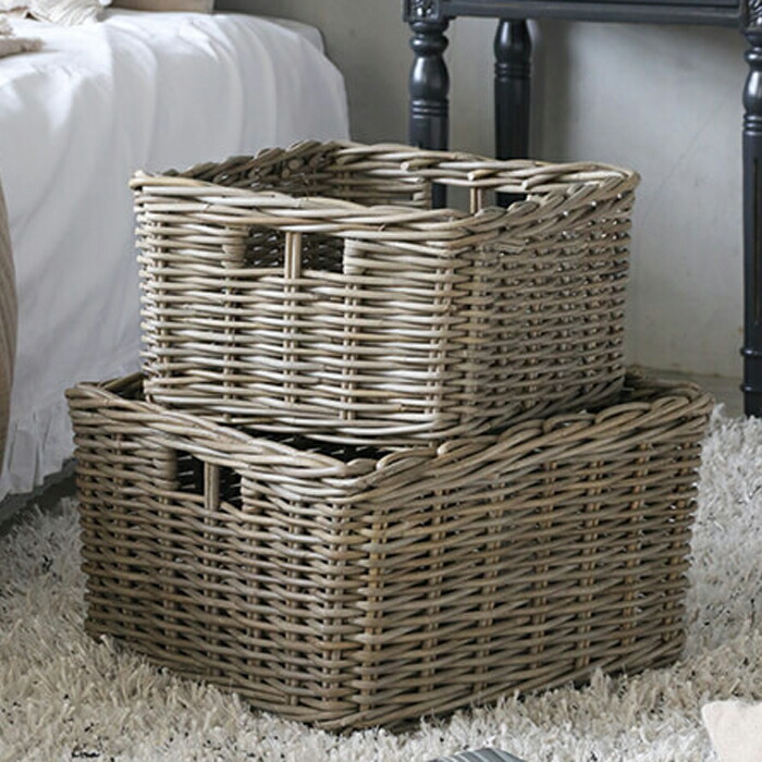 楽天市場】≪20％OFF≫ ショッパー バスケット // かご カゴ 籠 収納