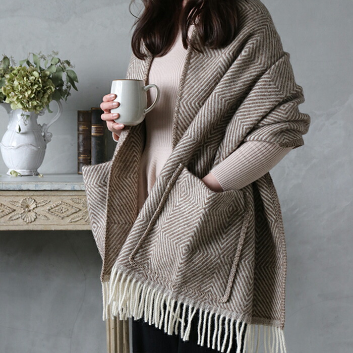 楽天市場】Lapuan Kankurit（ラプアンカンクリ）ポケット付き ショール