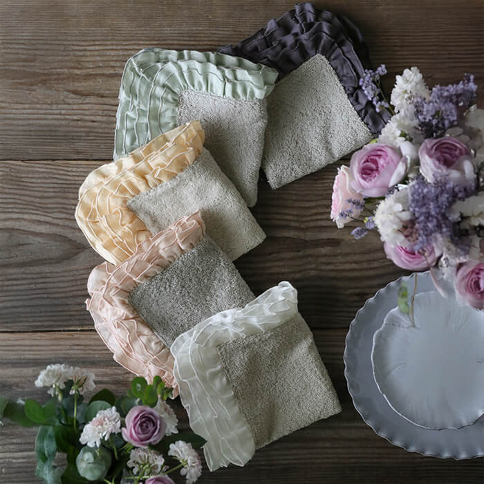 ボルゴー　リネンナプキン　ピンク　4枚セット　【バラ売り検討いたします】 ボルゴー リネンナプキン ピンク 4枚セット 【バラ売り検討