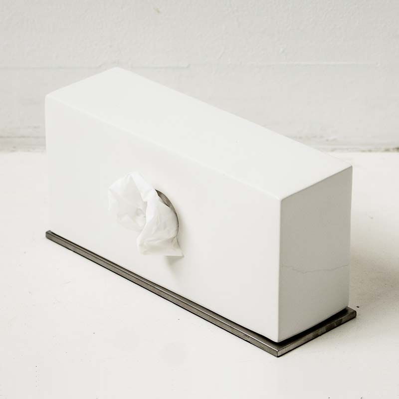 Sarasa Design Tissue Case Cover Bo B2c Tissue Case Cover Bo B2c Ceramic Stand White